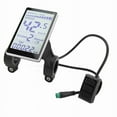 thumbnail image 5 of Electric Bike LCD Meter 5 Pin 24V 36V 48V 60V Universal E Scooter M5 LCD Panel Screen for 31.8 22.2mm Electric Bikes, 5 of 6