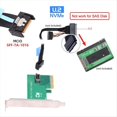 thumbnail image 4 of Tarjeta PCI-Express 5.0 4.0 4X A MCIO Mini Cool Edge IO Adaptador de Host Hembra para Tarjeta Adaptadora PCIe Nvme U.2 SSD, 4 of 5