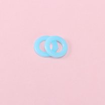 Masteelf 5 Packs Hook and Wrap Yarn Ring Crochet for Finger Knitting