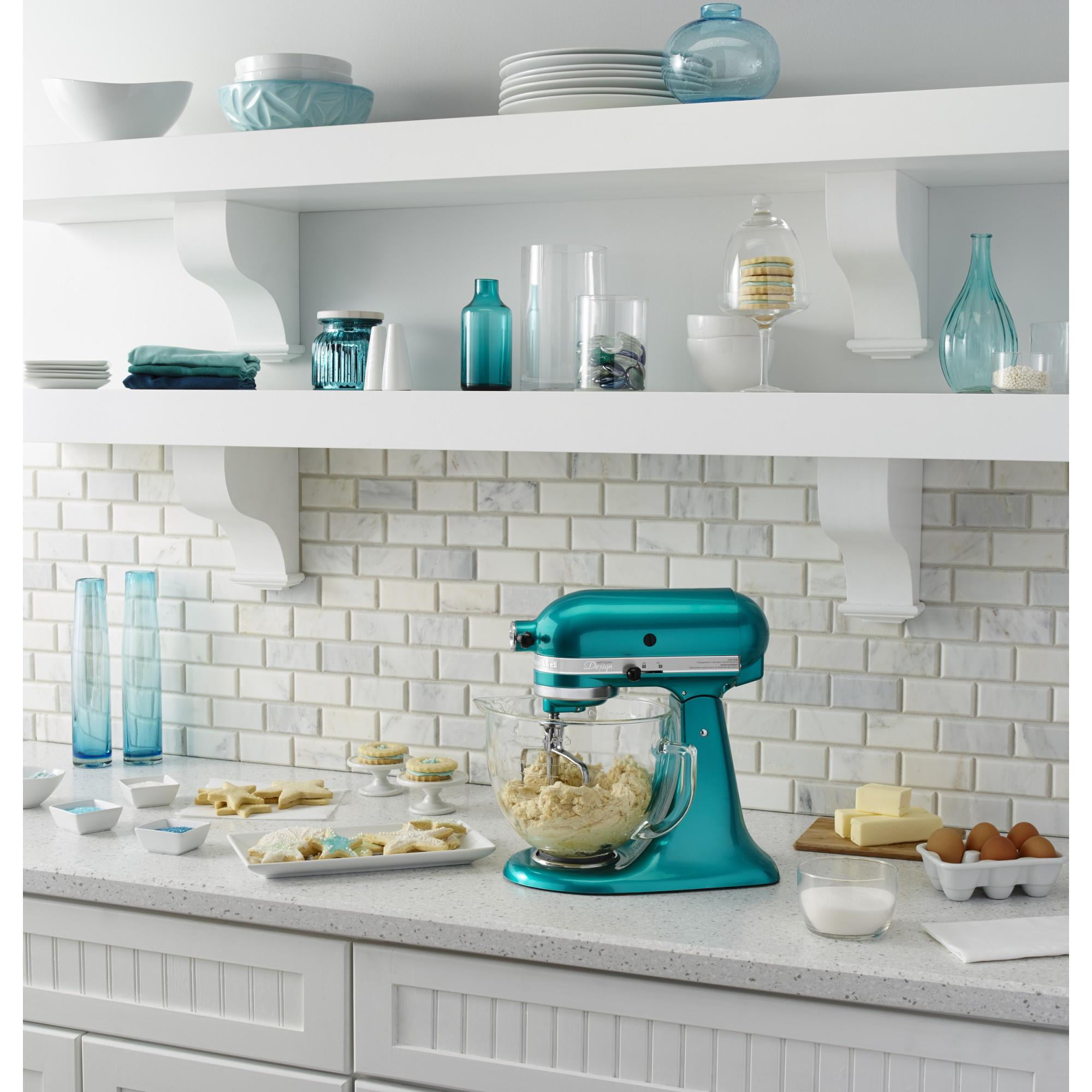 KitchenAid Artisan Design 5-Quart Stand Mixer with Glass Bowl #KSM155GB