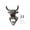 #A01-bull, variant on Cast Iron Deer Head Wall Mounted Bottle Opener – Rustic Beer Opener for Man Cave Bar, Kitchen or Garage – Heavy Duty Stag Decorative Wall Art with Mounting Hardware