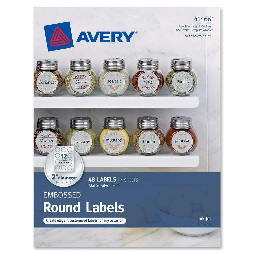 Avery circle labels walmart