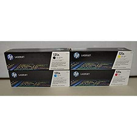 131a Yellow Toner Cartridge - HP 131A 4PK Toner Cartridges- CF210A Black,CF211A Cyan,CF212A Yellow,CF213A Magenta
