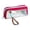 Red, variant on Beforeyayn Uncomplicated Solid Color Pencil Case, With Handle Junior High Stationery Bag, Desk Or Backpack, Large Capacity With Transparent Window