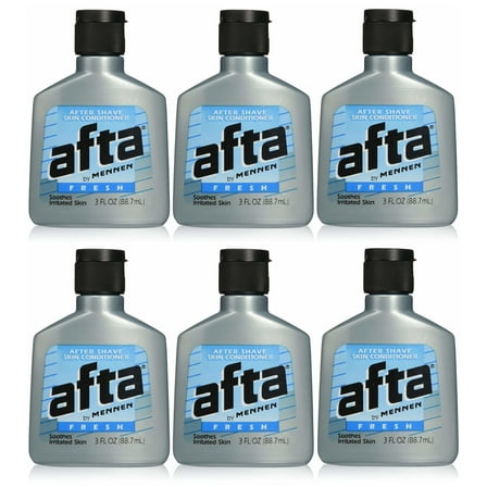 Mennen Afta Skin Conditioner After Shave-Fresh 3 oz. Pack of 6