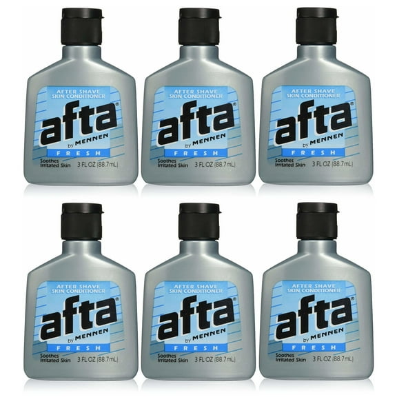 Mennen Afta Skin Conditioner After Shave-Fresh 3 oz. Pack of 6
