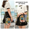 thumbnail image 6 of FORMRS Crossbody Bag for Women Quilted Travel Shoulder Cell Phone Purse with Chain Strap Handbag, Floral Patterns, 6 of 7