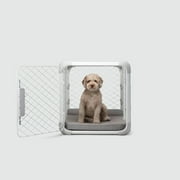 DIGGS Evolv Dog Crate, Safe, Durable Kennel with Removable Ceiling Panel and Modular, Ash, 35.5