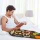 thumbnail image 5 of Fotbe Happy Thanksgiving With Gnome Pantalones de Pijama para Hombre, Pantalones de Dormir, Pantalones de Casa con Cintura Ajustable y Bolsillos-Medium, 5 of 6