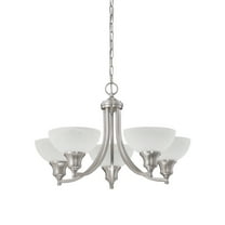 Luminance F5455-53 , 5-Light Chandelier-Satin Nickel