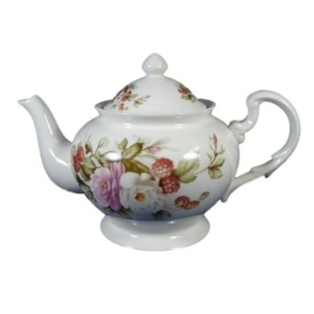English Teapot - Delton 8091-6 English Rose Tea Pot