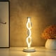 thumbnail image 1 of Lámpara de mesa LED de onda espiral Lámparas decorativas de escritorio modernas (blanco cálido del Reino Unido) Wdftyju Para estrenar, 1 of 5