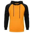 thumbnail image 2 of Meitianfacai Deals Hoodies Clearance Items Men Hoodies Color Block Patchwork Blend Fleece Pullover Kanga Pocket Sweatshirts Sweatshirts For Men, 2 of 4