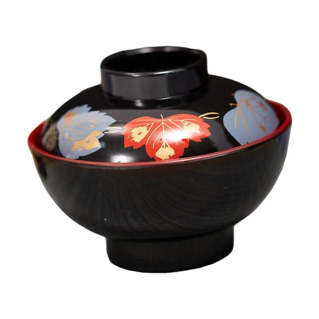 Tazón de sopa con tapa, práctico, premium, fácil de limpiar, para uso en cocina y restaurante, para arroz Estilo C