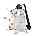 thumbnail image 3 of FORMRS Women's Travel Backpack Purse Anti-Theft Hidden Pockets Casual Shoulder Bag, Polka Dot, 3 of 7
