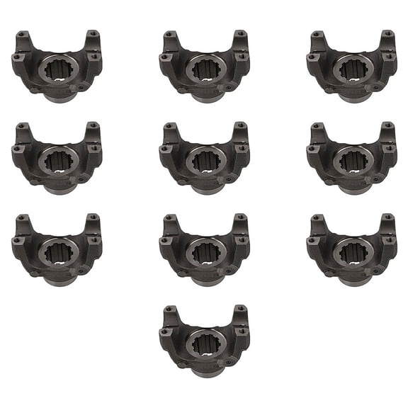 Heavy Duty Drive Shaft End Yoke - 1760 Series Half Round - Replaces 6-3-4-791-1X, Navistar 1657-280-C, 1657280C, 1657280C91, 1658881C, 1658881C91, Meritor 176N47911X, 176TYS44-4A (10 Pack)