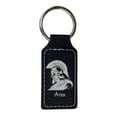 thumbnail image 3 of Keychain - Rectangle - Ares - Leather, 3 of 4