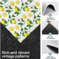 thumbnail image 3 of Yellow Lemon Fruit Slices White Pattern Kitchen Rugs Sets Of 3,Kitchen Runner Rugs Non Skid Washable,Decorative Kitchen Floor Mats for Kitchen,Sink,Laundry,17"x30"+ 17"x47" + 17"x59", 3 of 6