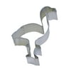 CybrTrayd R&M Flamingo Tinplated Steel Cookie Cutter, 4-Inch, Silver, Bulk Lot of 12