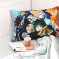 thumbnail image 6 of Anime My Hero Academia Mha Pillowcase Cushion Pillow Covers With Hidden Zipper Pillow Case Decor For Bed Dorm Sofa Couch Car 20"x30", 6 of 8