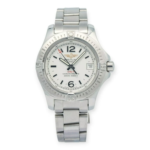 Pre-Owned Breitling Colt A7738811/G793 Stainless Quartz Ladies Watch 33mm