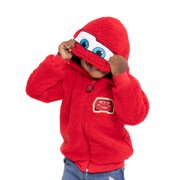 Disney Pixar Cars Toddler Boys Plush Fleece Full-Zip Cosplay Hoodie, Sizes 12M-5T