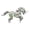 Green, variant on Elegant Unicorns Brooch Sturdy Alloy Design Secure for Daily Wear Parties