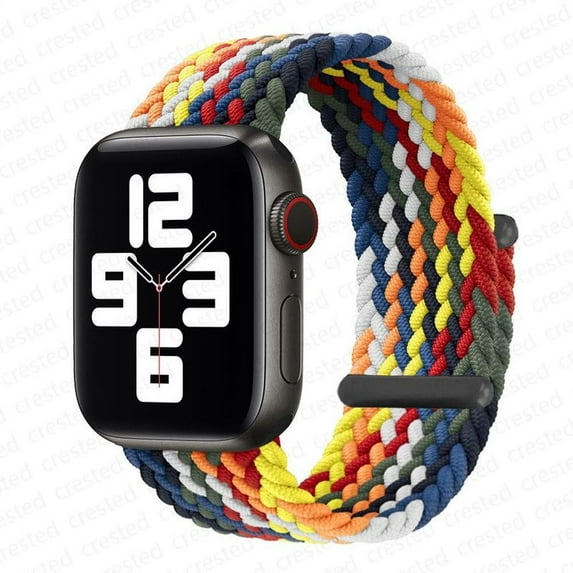 LEIXIUER Nylon Braided Solo Loop for Apple Watch Band 44mm 40mm 45mm 38mm 42mm 41mm 49mm Ultra for Women Men, Elastic Nylon Wristbands Strap for iWatch Series 8 7 6 5 4 SE 3 2 1 Accessories
