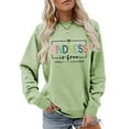 thumbnail image 6 of Godom Womens Sweatshirt Crewneck Long Sleeve Shirts Loose Fit Letter Print Tops Fall Fashion, 6 of 7