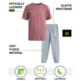 thumbnail image 4 of RBX Boys Sweatpants Set - 4 Piece Short Sleeve Boys Shirt and Fleece Jogger Sweatpants (4-12), 4 of 7