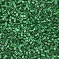 thumbnail image 2 of Miyuki Delica Seed Beads – Size 11/0 (1.6 mm), DB0046, Silver-Lined Light Green, 7.2 g, Approx. 1440 Beads, 2 of 7