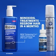 Mens Rogaine 5% Minoxidil Foam Hair Loss Treatment, 1-Month Supply