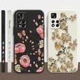 thumbnail image 2 of Case For Redmi Note 12 11 11T 11R 11E 10 9 8 7 7S PRO PLUS 4G 5G Simple Liquid silicone Case The Most Beautiful Flower, 2 of 5