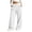 White, variant on KyCheLot Fleece Sweatpants for Boys Girls Elastic Waist Thicken Sweatpants with Pocket Winter Warm Schoolwear