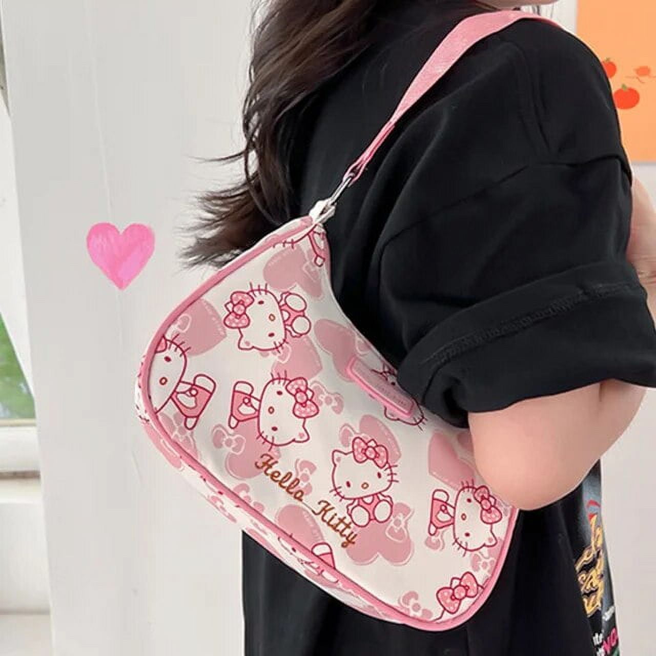 Cute Cartoon Hello Kitty Purse | Hello Kitty Shoulder Purse | Hello Kitty  Bag Girls - Kids Backpack - Aliexpress