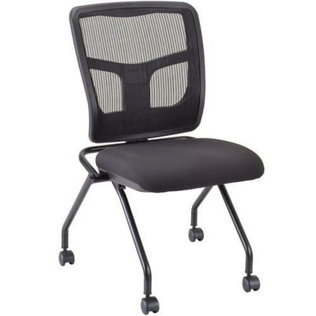 Lorell, Nesting Chair, 2 / Carton, Black