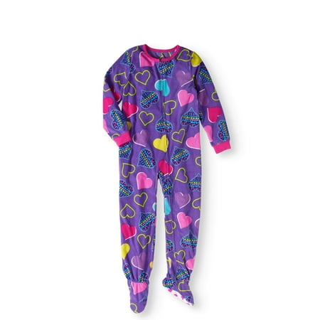 Girls' Hearts Blanket Sleeper