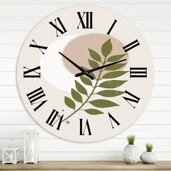 Designart 1 in Quartz Modern/Contemporary Wall Clock