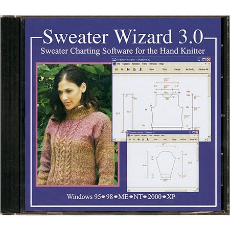 Knitting Software Sweater Wizard/Sweater Charting Software, Version 3.0