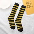 thumbnail image 6 of Bingfone Compression Socks for Women and Men Long Socks for Running Athletic Cycling Nurse-Gold Glitter, 6 of 8