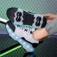 thumbnail image 6 of Kids LED Roller Skate Shoes with Wheel Light up Roller Shoes Kids Skates Sneakers Gift for Girls Boys Children, 6 of 14