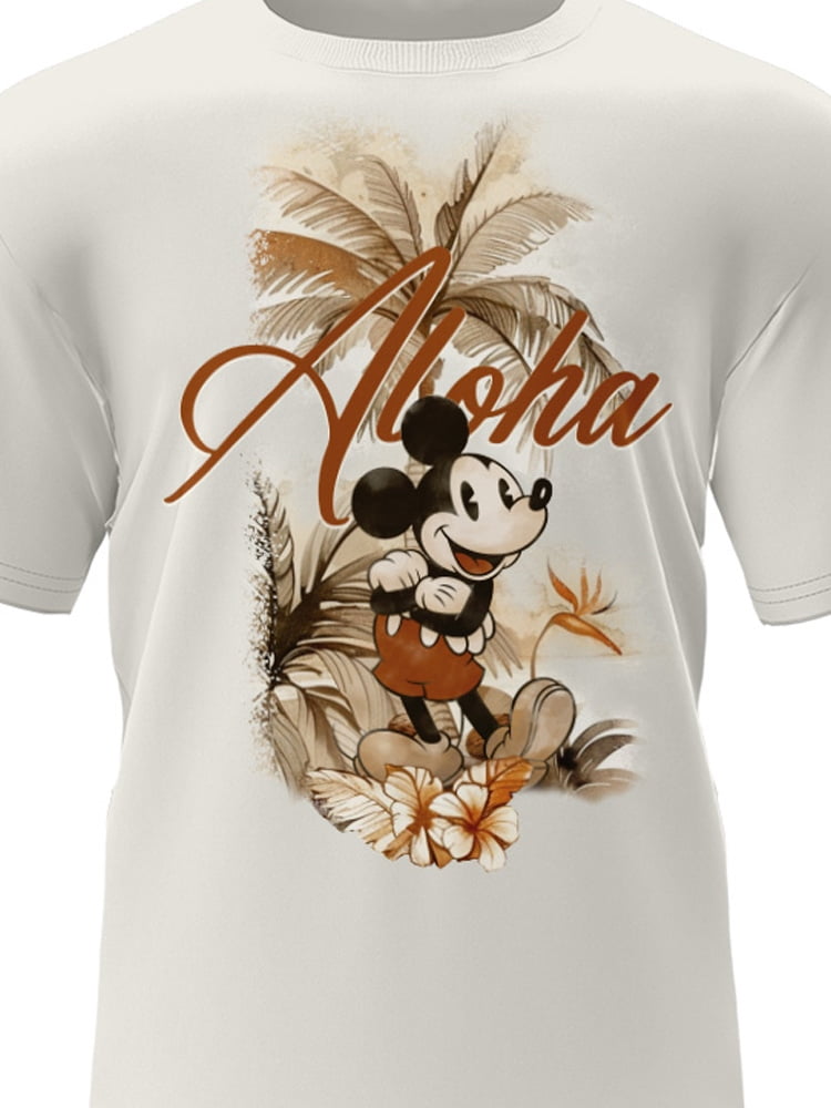Hawaii Beach Life Mic Disney Mens Adult Tee Shirt
