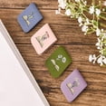 thumbnail image 4 of Hearth & Gear Square Leather Bookmark For Readers Bookmark For Women Very Bookmark Metal Bookmark Graduation Rhinestones for Crafts Stationery Organizer Clear Easter Crafts for Toddlers 2-4 Years, 4 of 6