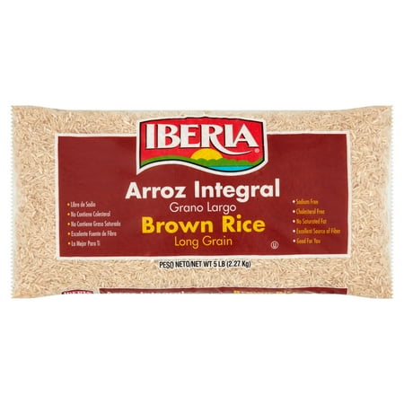 (3 Pack) Iberia Long Grain Brown Rice, 5 lb (Best Long Grain Brown Rice)