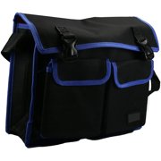 Professional Tool Pouch,Oxford Canvas Tool Pockets, Heavy Duty Tool Organizer,Fully Adjustable Work Belt,Waterproof,Protective Work Bag Blue Small 1 Pcs