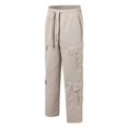 thumbnail image 4 of Men's Casual Cargo Pants with Drawstring Elastic Waist Comfortable Streetwear Baggy Design Multiple Functional Pockets, 4 of 8