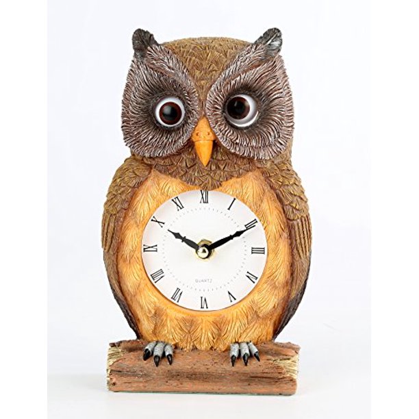 Owl Clock with Moving Eyes