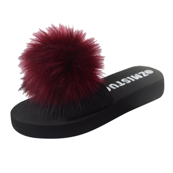 Womens under $10 2026 ! asdoklhq Women's Slippers,Women's Flats Casual Indoor&Outdoor Non-Slip Slippers Ladies' Home Shoes