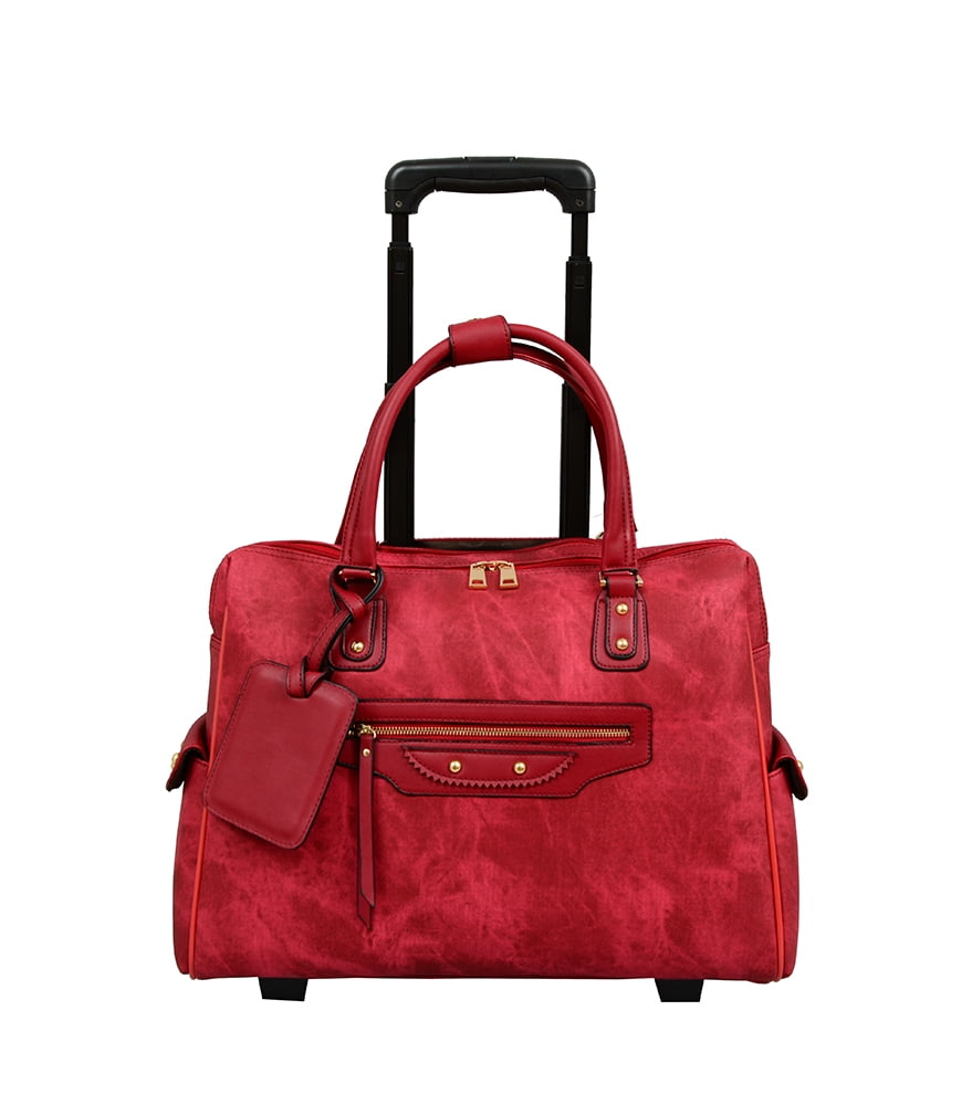 Mellow World Women's Dani Upright Laptop Roller Denim washed Bag with