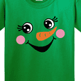 thumbnail image 4 of Inktastic Cute Snowman Girl Face Youth T-Shirt, 4 of 5